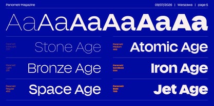 Panometr Sans Font Poster 5