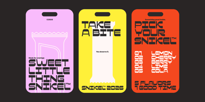 IT Snikel Font Poster 6