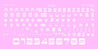 IT Snikel Font Poster 5