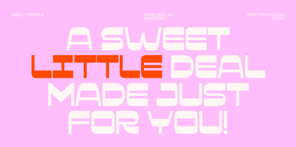 IT Snikel Font Poster 2