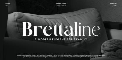 Brettaline Font Poster 1