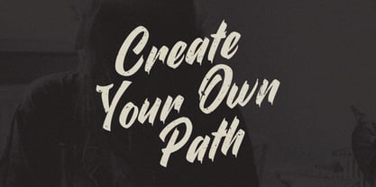 Mockindy outline Font Poster 6