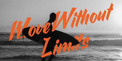 Mockindy outline Font Poster 5