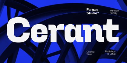 Cerant Font Poster 1