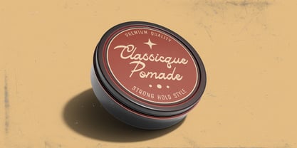 Nostalique Script Font Poster 4