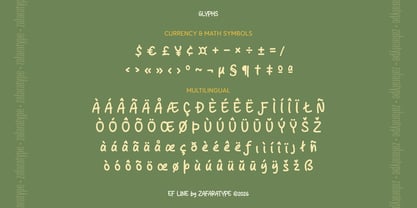 EF Baveno Font Poster 4