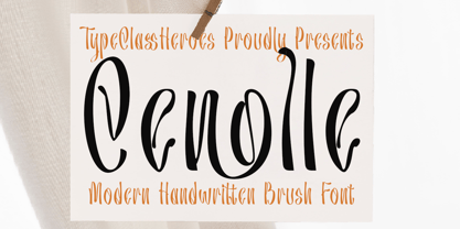 Cenolle Font Poster 1