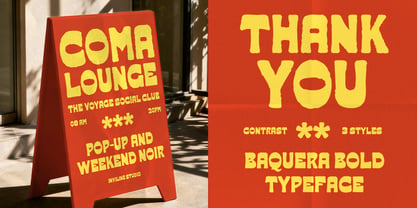 Baquera Font Poster 10