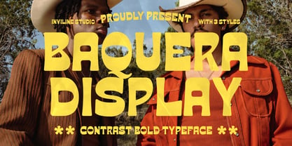 Baquera Font Poster 1
