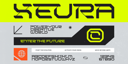 Xeura Font Poster 1