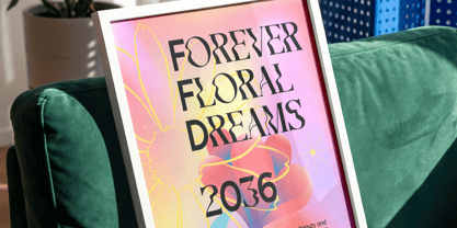 Flow Botanical Font Poster 10
