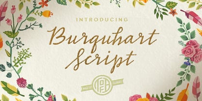 Burquhart Script Font Poster 1