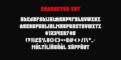 Brutalist Block Font Poster 5