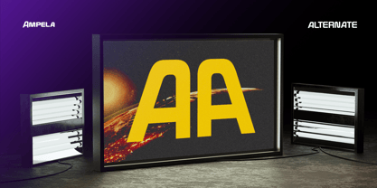 Ampela Font Poster 5