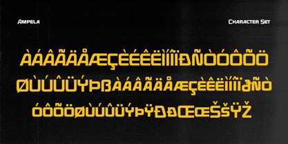 Ampela Font Poster 4