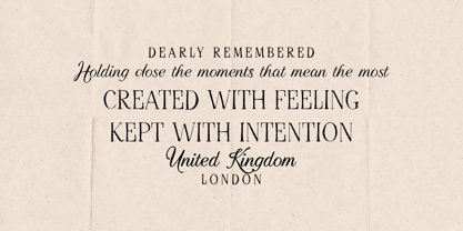 Tendernote Font Poster 2