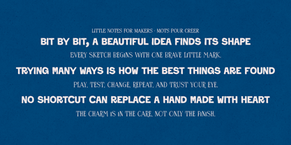Tendernote Font Poster 13