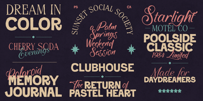 Tendernote Font Poster 3