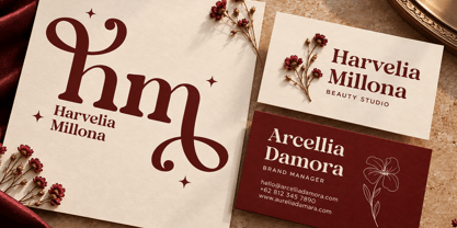 Celia Savora Font Poster 8