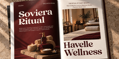 Celia Savora Font Poster 4