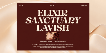 Celia Savora Font Poster 3