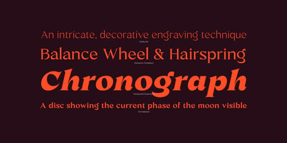 JHC Mauriac Font Poster 7