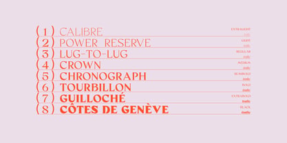 JHC Mauriac Font Poster 10