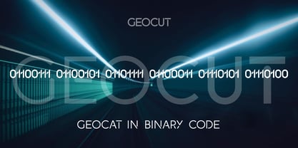 Geocut Font Poster 7