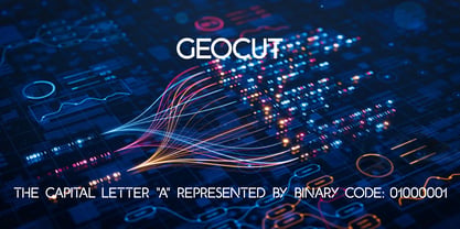 Geocut Font Poster 4