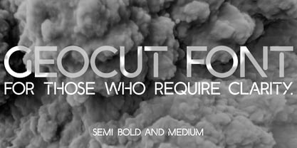 Geocut Font Poster 11