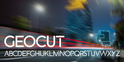 Geocut Font Poster 6