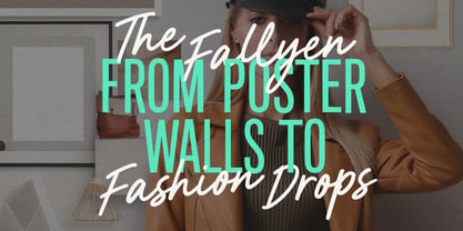 Fallyen Font Poster 2
