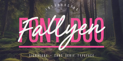 Fallyen Font Poster 1