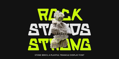 Stone Bricx Font Poster 2