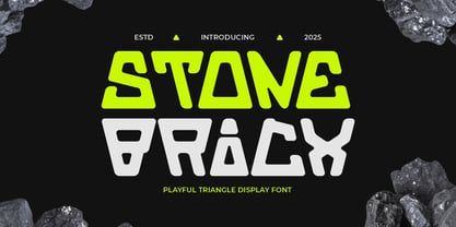 Stone Bricx Font Poster 1