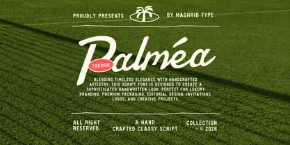 Palmea Font Poster 1