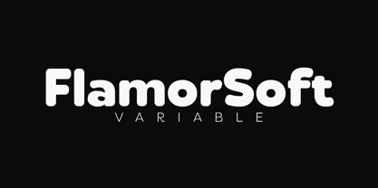 Flamor Soft VF Font Poster 1
