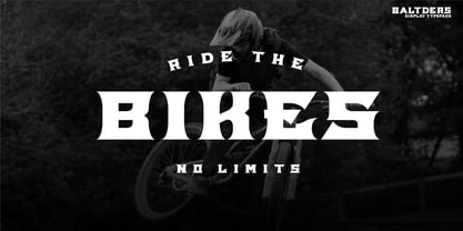 Baltders Font Poster 9