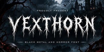 Vexthorn Font Poster 1