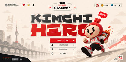 Kimcha Font Poster 9
