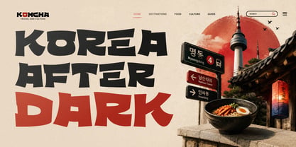Kimcha Font Poster 3