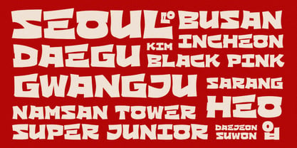 Kimcha Font Poster 2