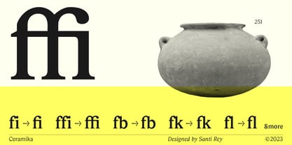 Ceramika Font Poster 12