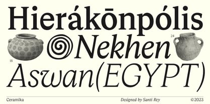 Ceramika Font Poster 8