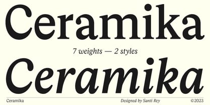 Ceramika Font Poster 1