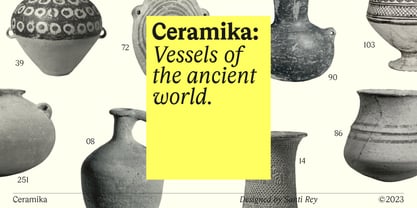 Ceramika Font Poster 2