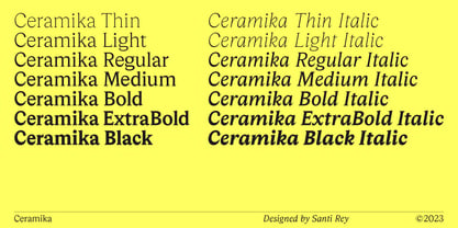 Ceramika Font Poster 7