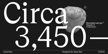 Ceramika Font Poster 6