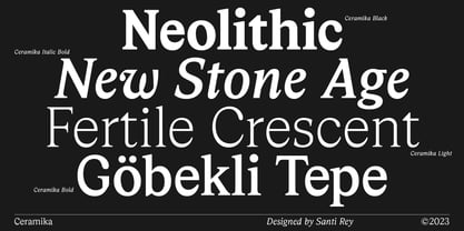 Ceramika Font Poster 4