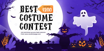 Halloween Costume Font Poster 6